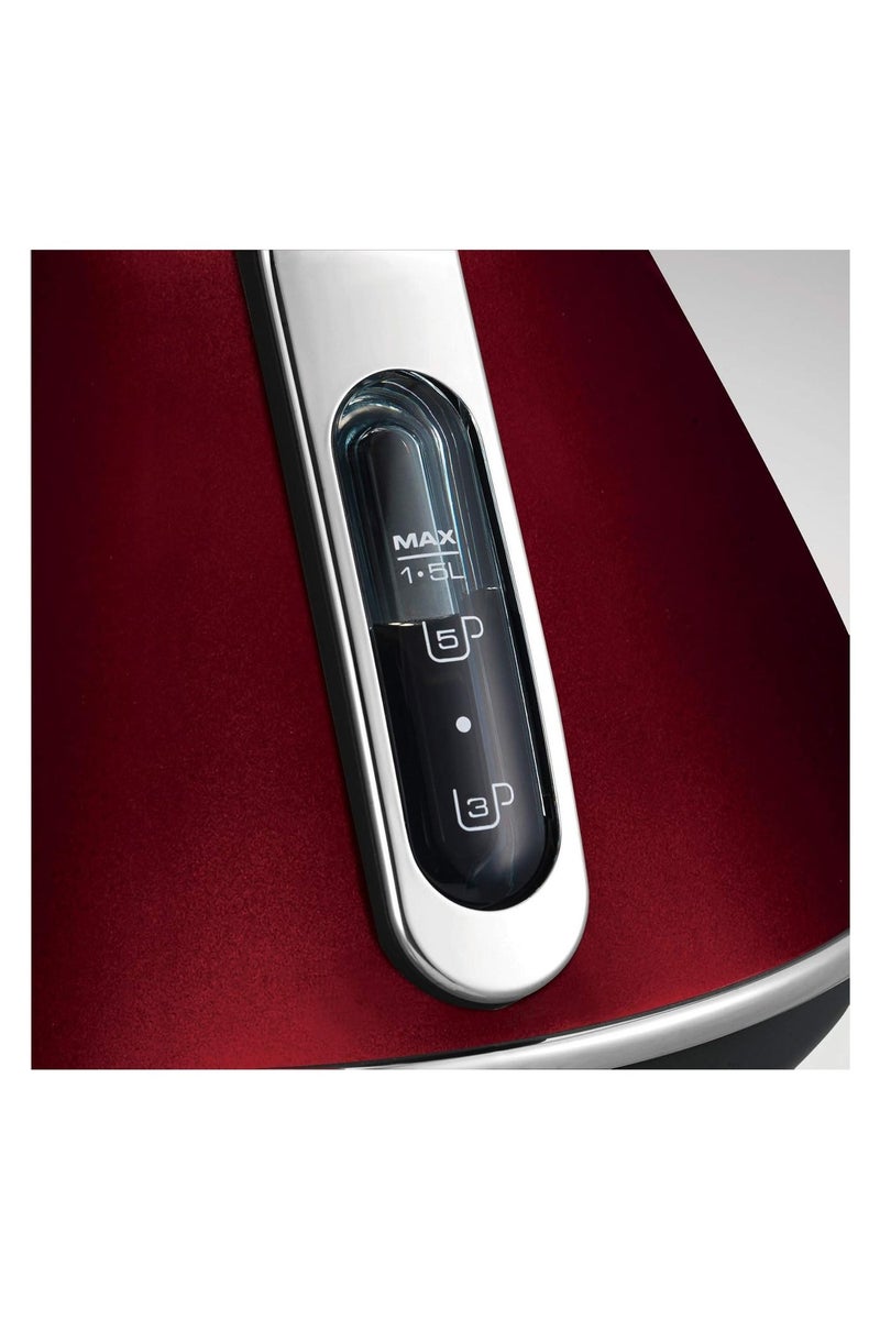 مورفي ريتشاردز غلاية كهربائية إيفوك بايراميد – سعة 1.5 لتر، 3 كيلوواط – باللون الأحمر - Image 2